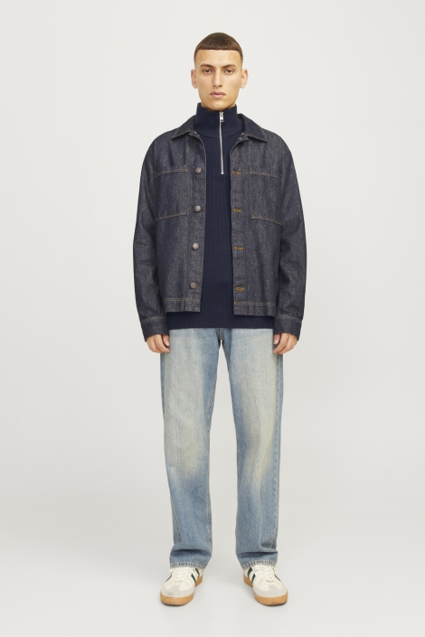 Jack & Jones jjeperfect knit half zip sn